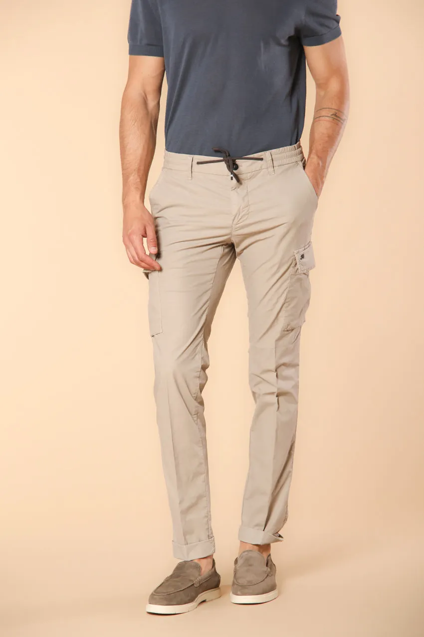 Chile Jogger Men's cargo pants in parachute fabric Extra Slim Fit