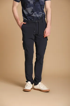 Chile jogger men’s cargo pants in super technical jersey extra sim fit