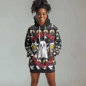 Christmas Africa Boo Beer Hoodie Dress I'm Just Here For The Boss DT03