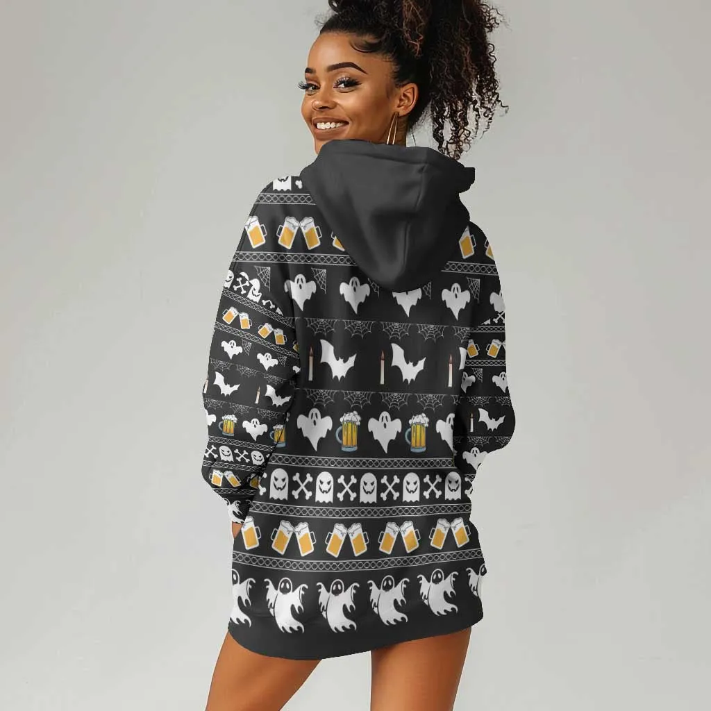 Christmas Africa Boo Beer Hoodie Dress I'm Just Here For The Boss DT03