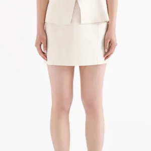 Clio Linen Mini Skirt White
