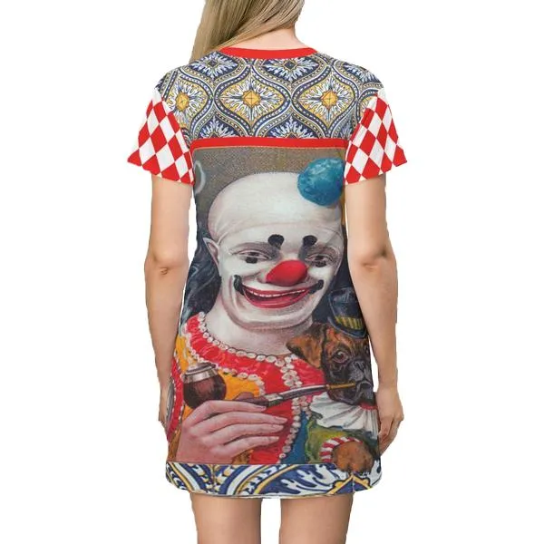 Clowning Around T-shirt Dress