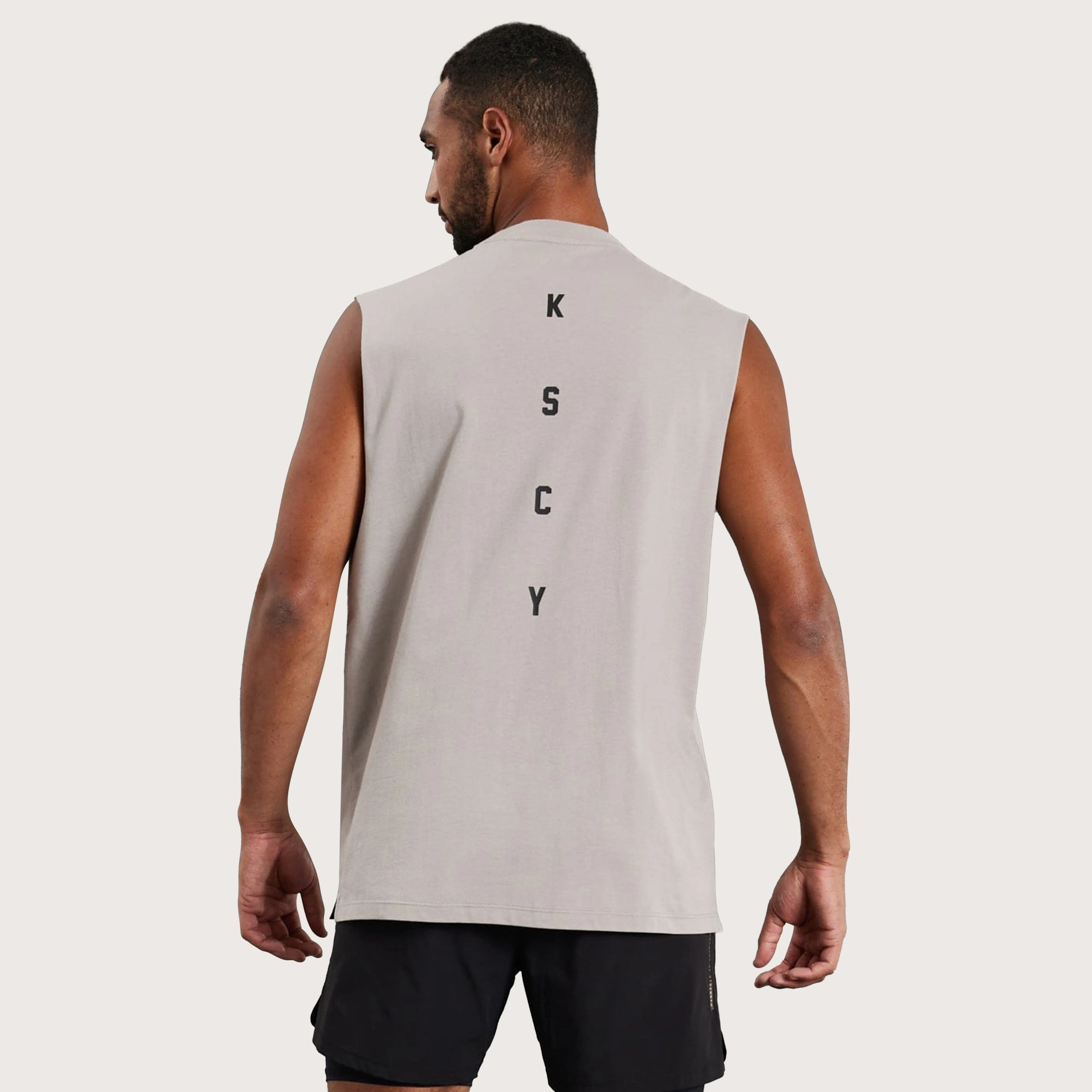 Compound Muscle Tee Split Hem Gull
