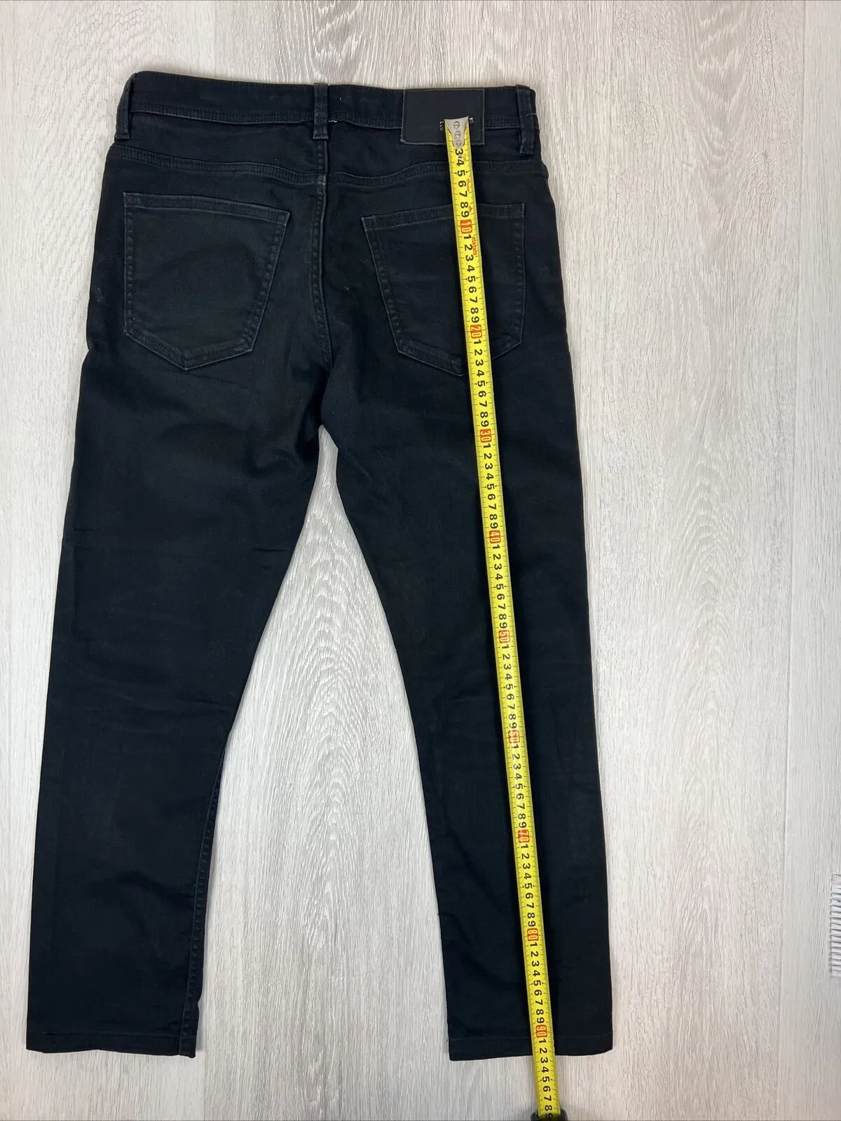 Country Road Denim Mens Black Slim Fit Jeans Size 30 X 33