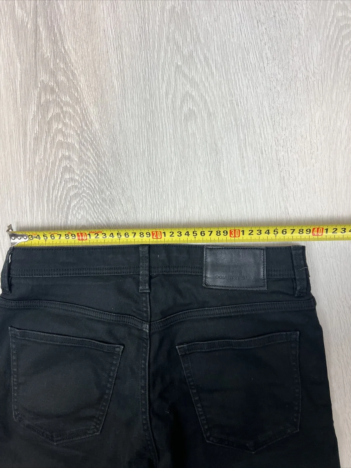 Country Road Denim Mens Black Slim Fit Jeans Size 30 X 33