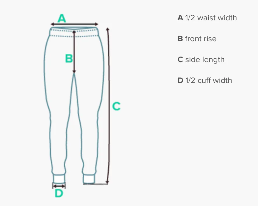 Cozy Slim Fit Joggers- "Aqua" x "Ember"