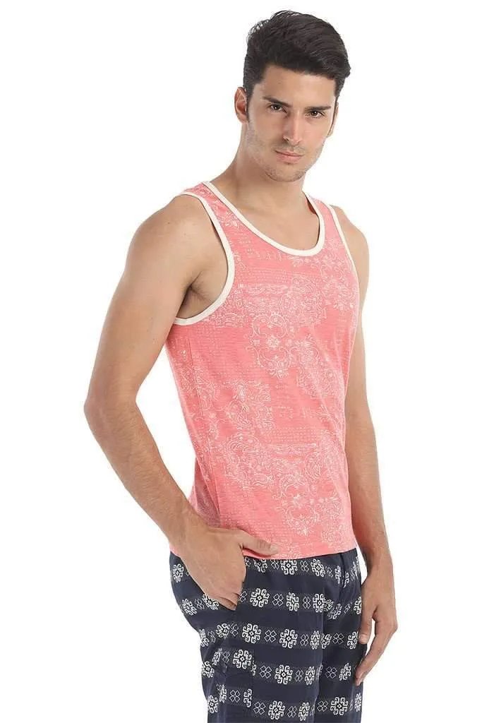 Crew Neck Reverse Print Short Sleeve Tee
