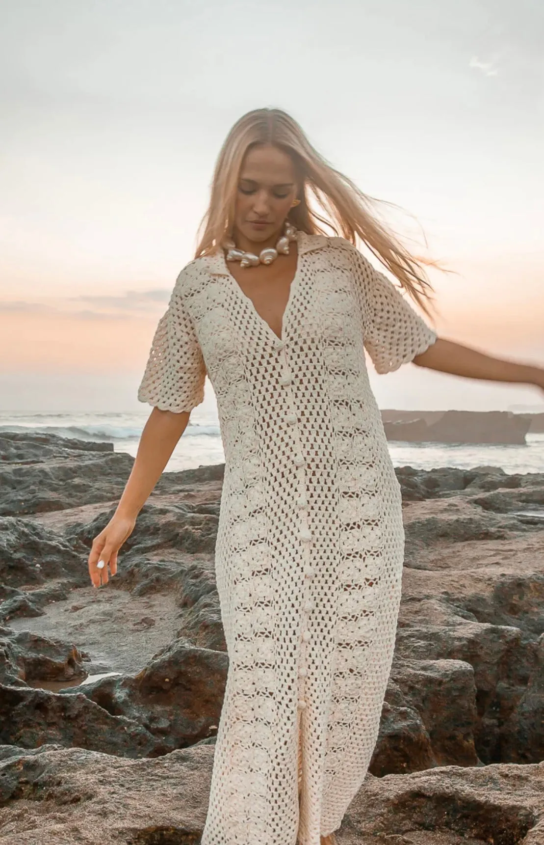 Crochet Maxi Dress