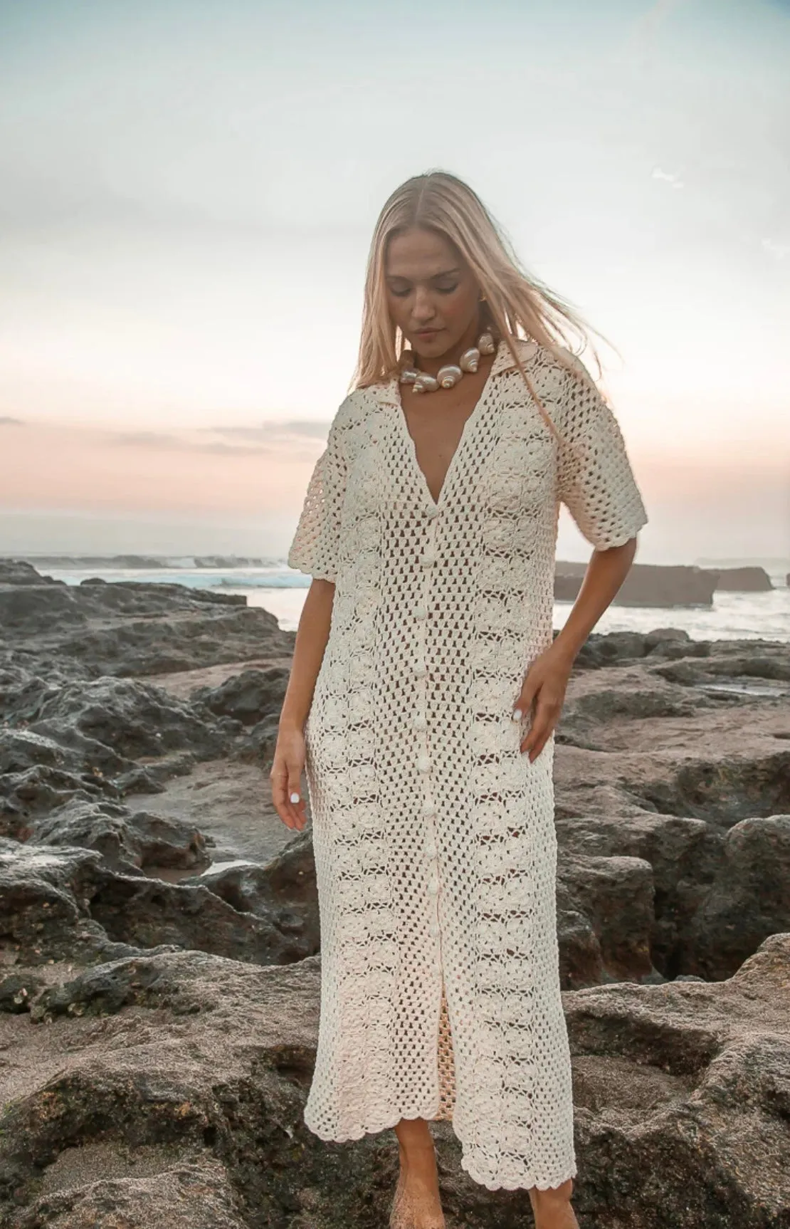 Crochet Maxi Dress