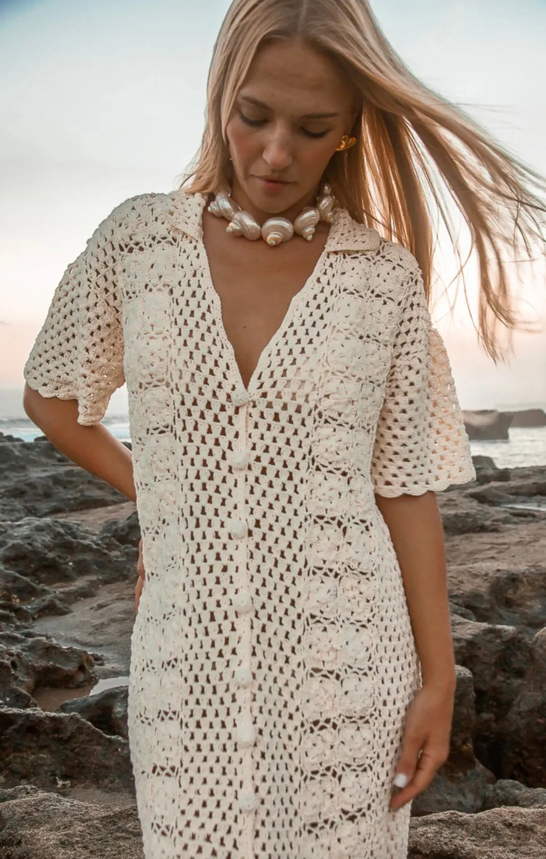 Crochet Maxi Dress