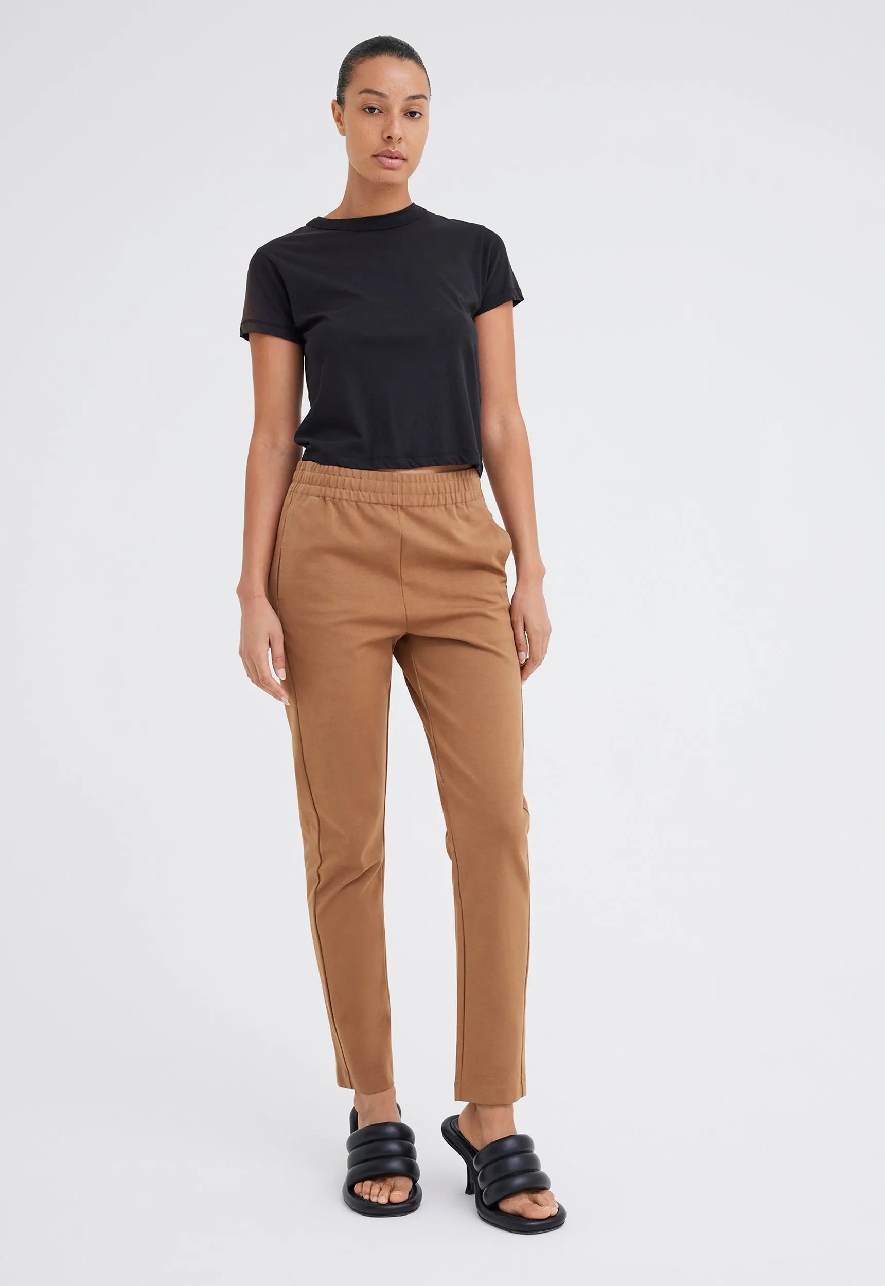Cub Cotton Ponte Pant - Colt Brown