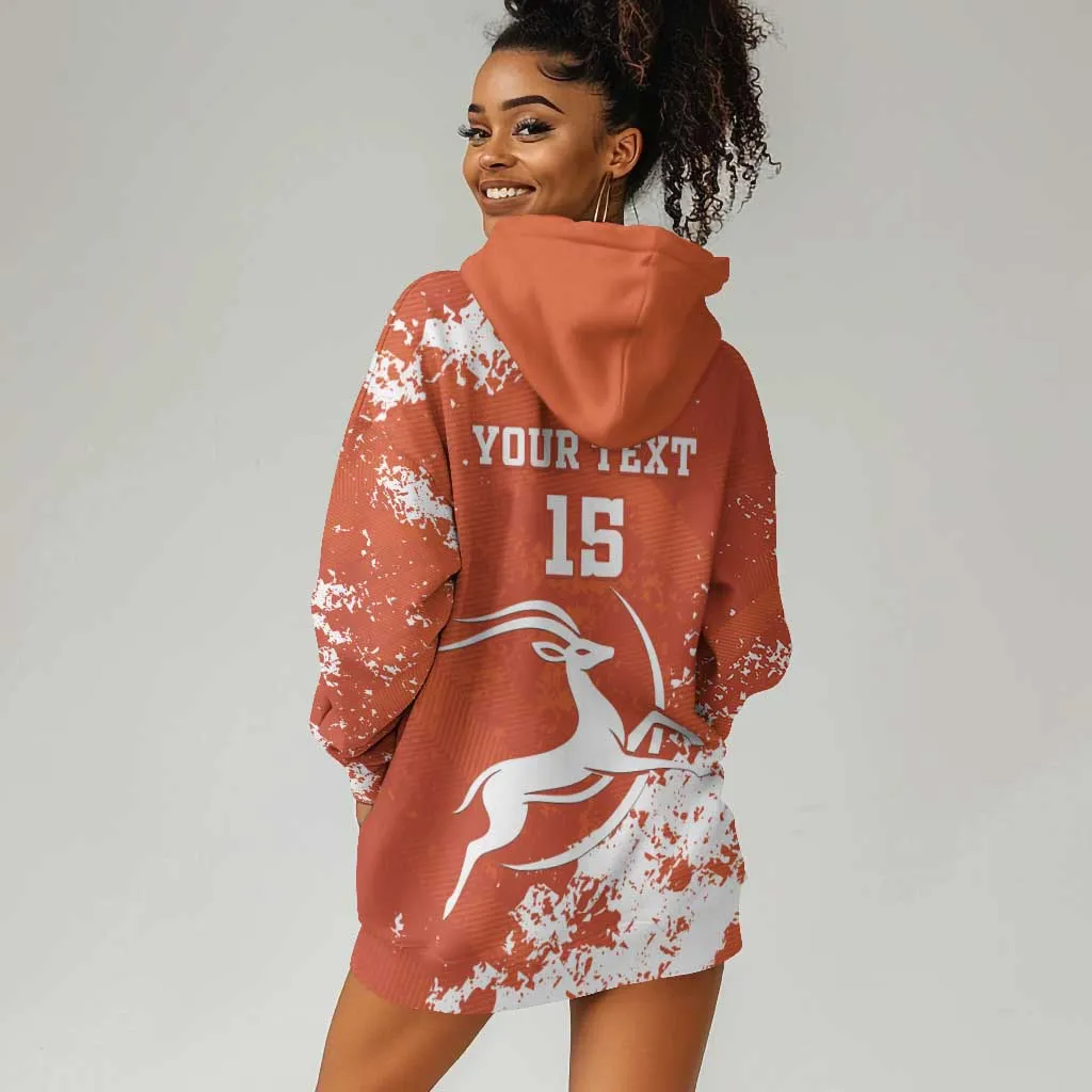 Custom Afro Niger Football Hoodie Dress We Are Champions LT15
