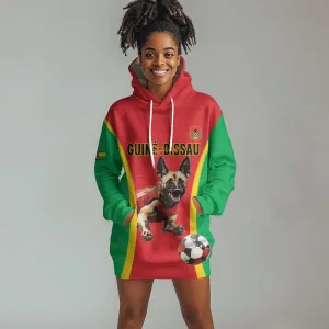 Custom Guinea-Bissau Football Hoodie Dress Go Djurtus Go LT15