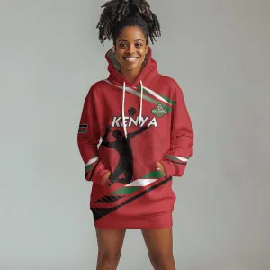 Custom Kenya Volleyball Hoodie Dress Go Champions LT15