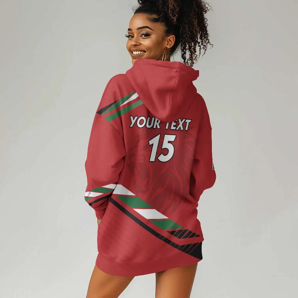 Custom Kenya Volleyball Hoodie Dress Go Champions LT15