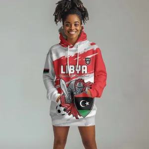 Custom Libya Football Hoodie Dress Forza Fursan Al-Mutawasit LT15