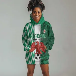 Custom Nigeria Football Hoodie Dress Go Champions LT15