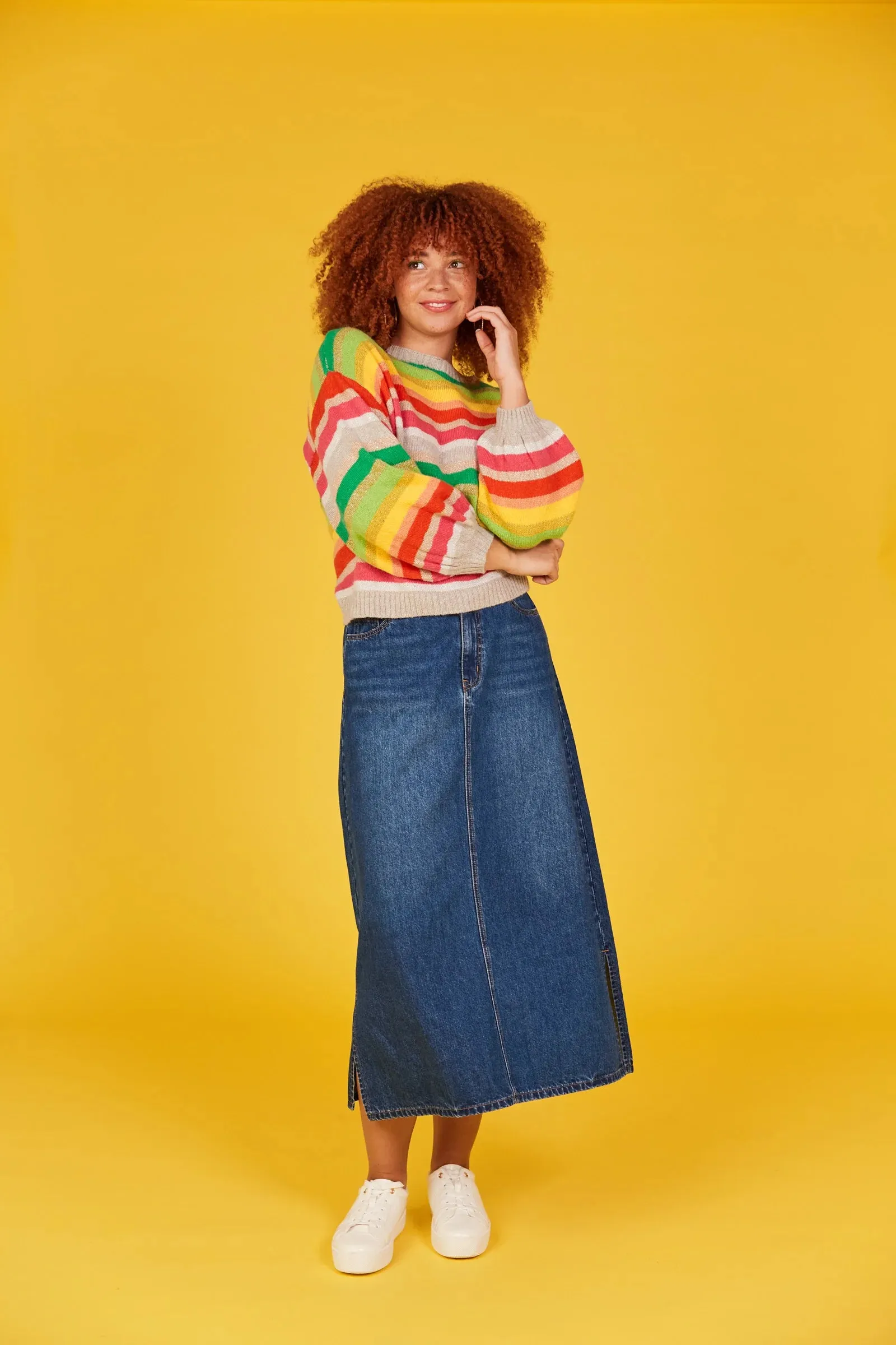 Dalton Denim Skirt - Indigo