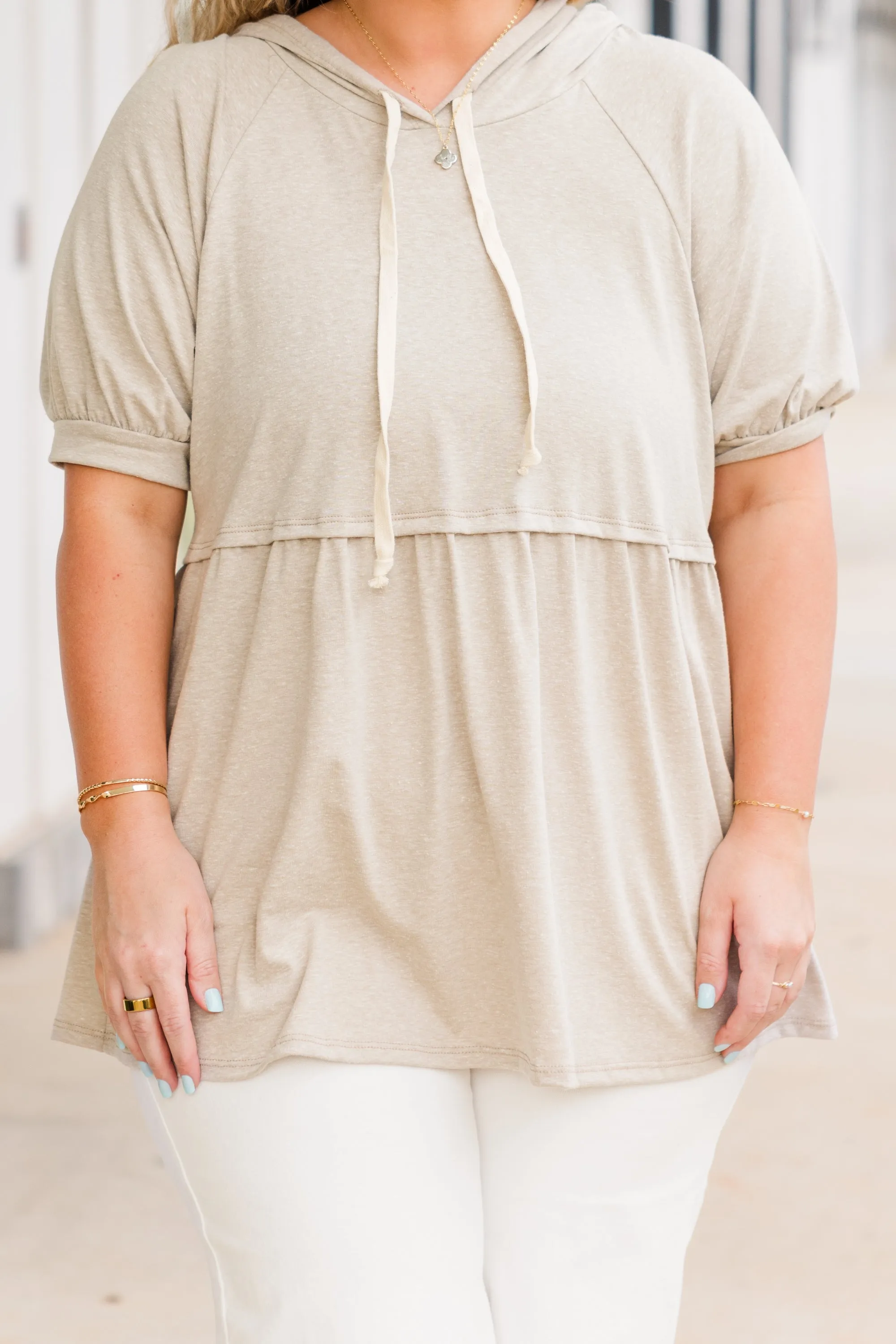 Dearest Dream Hoodie, Camel