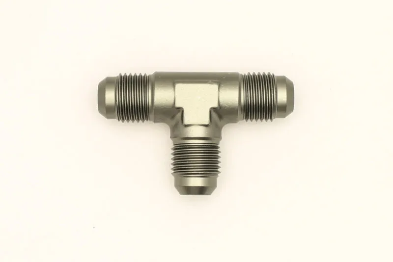 DeatschWerks 6AN Male Flare   6AN Male Flare To 6AN Male Flare Tee Fitting