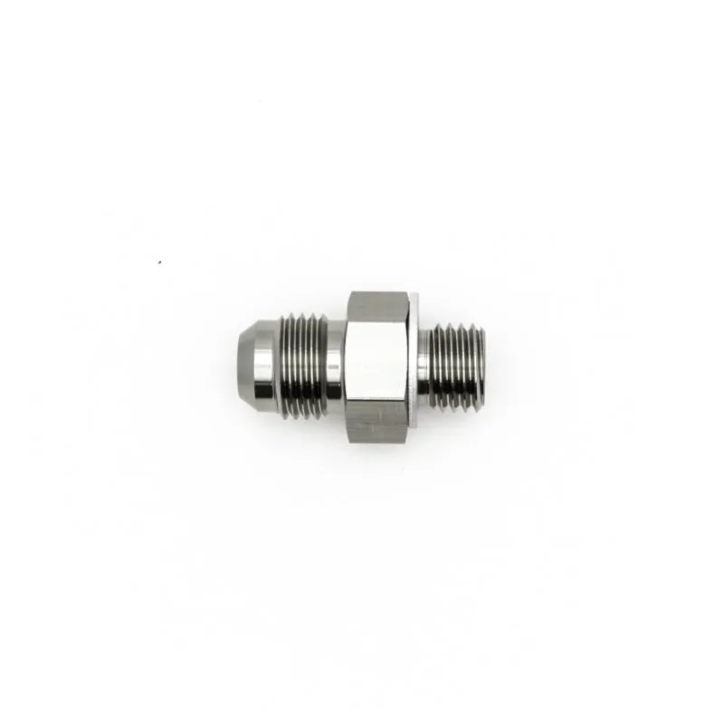DeatschWerks 6AN Male Flare To M12 X 1.5 Male Metric Adapter  (Incl. Crush Washer)