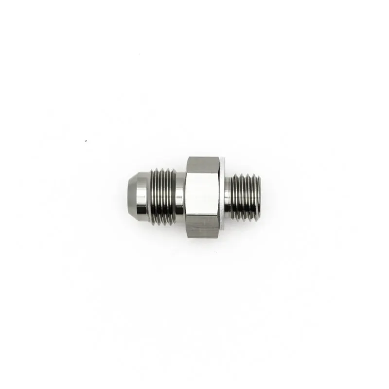 DeatschWerks 6AN Male Flare To M12 X 1.5 Male Metric Adapter  (Incl. Crush Washer)