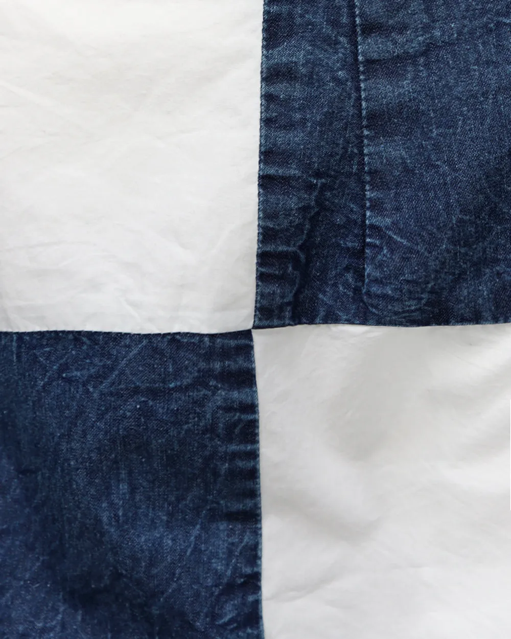Denim Chequer Darcy Skirt