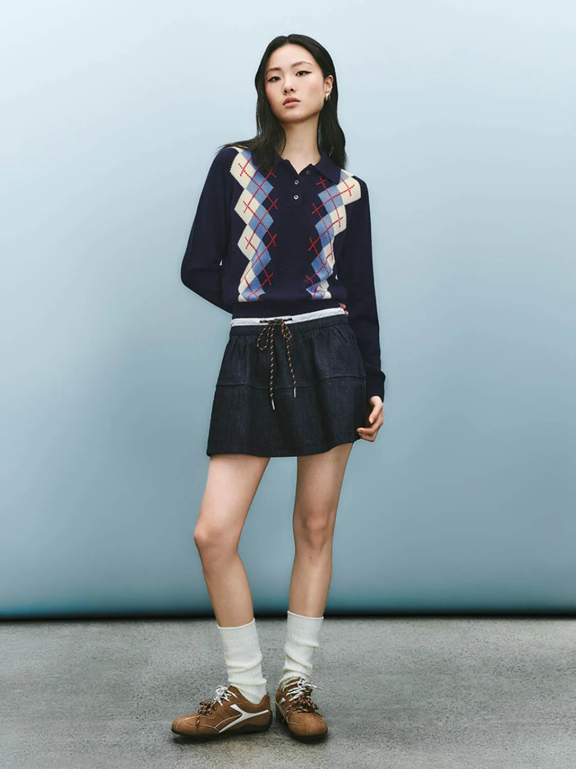 Denim Mini Skirts