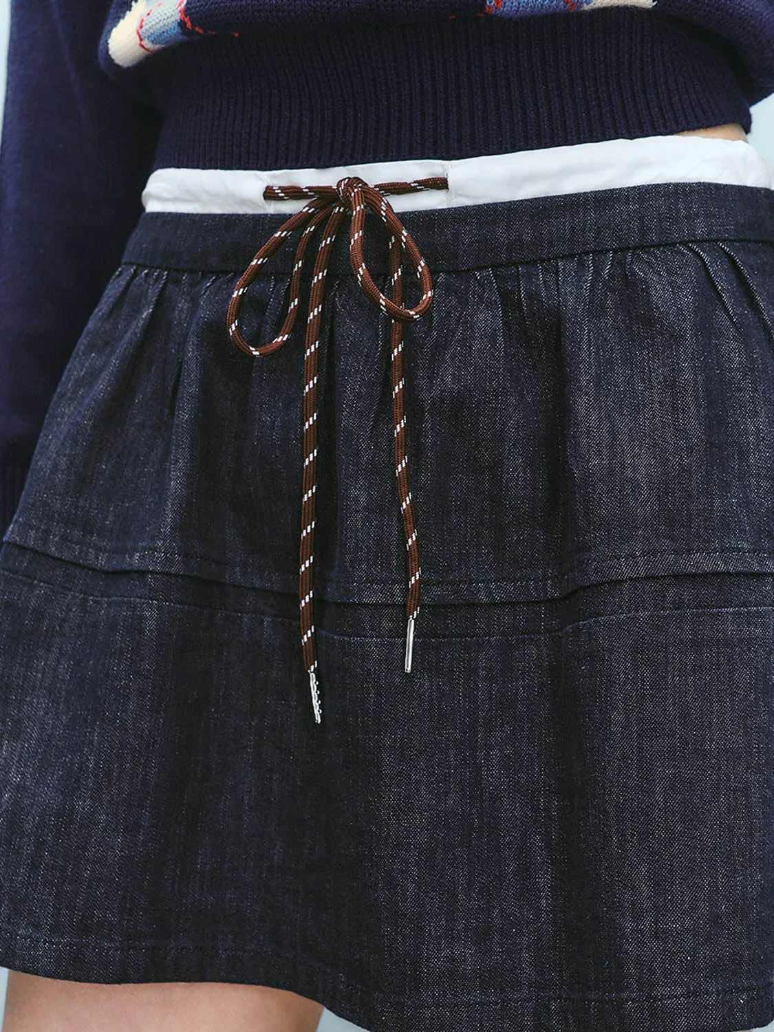 Denim Mini Skirts