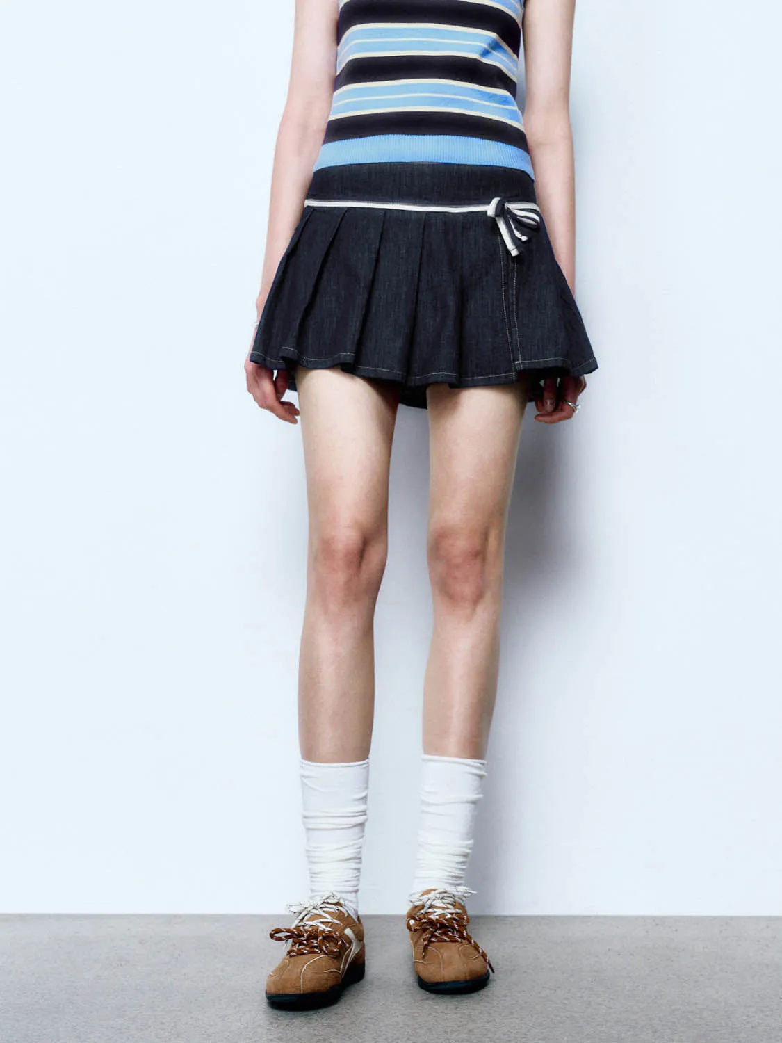 Denim Mini Skirts