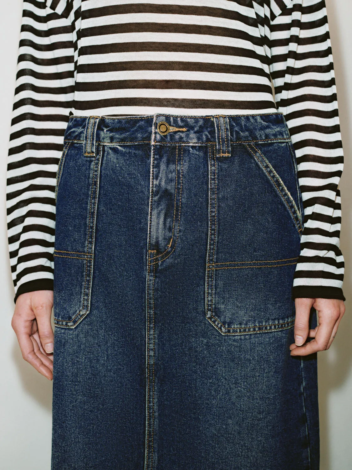 Denim Skirts