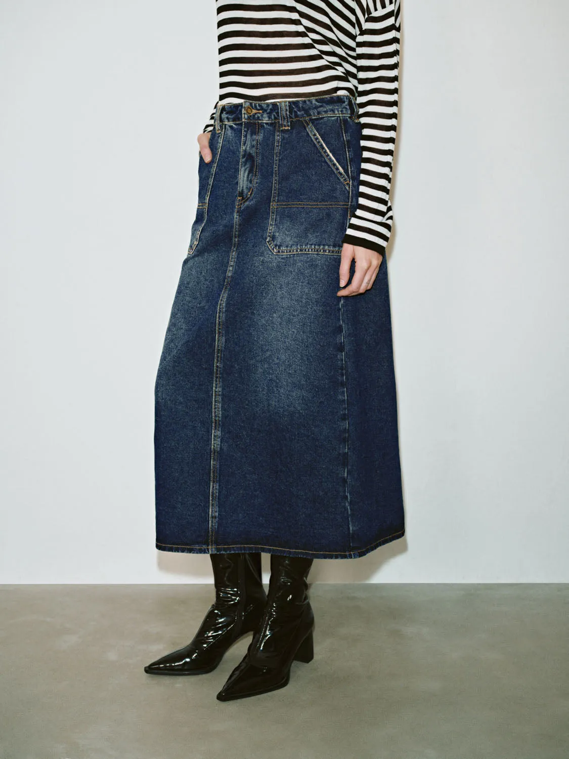 Denim Skirts