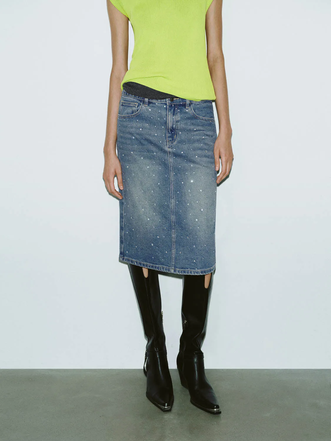 Denim Skirts