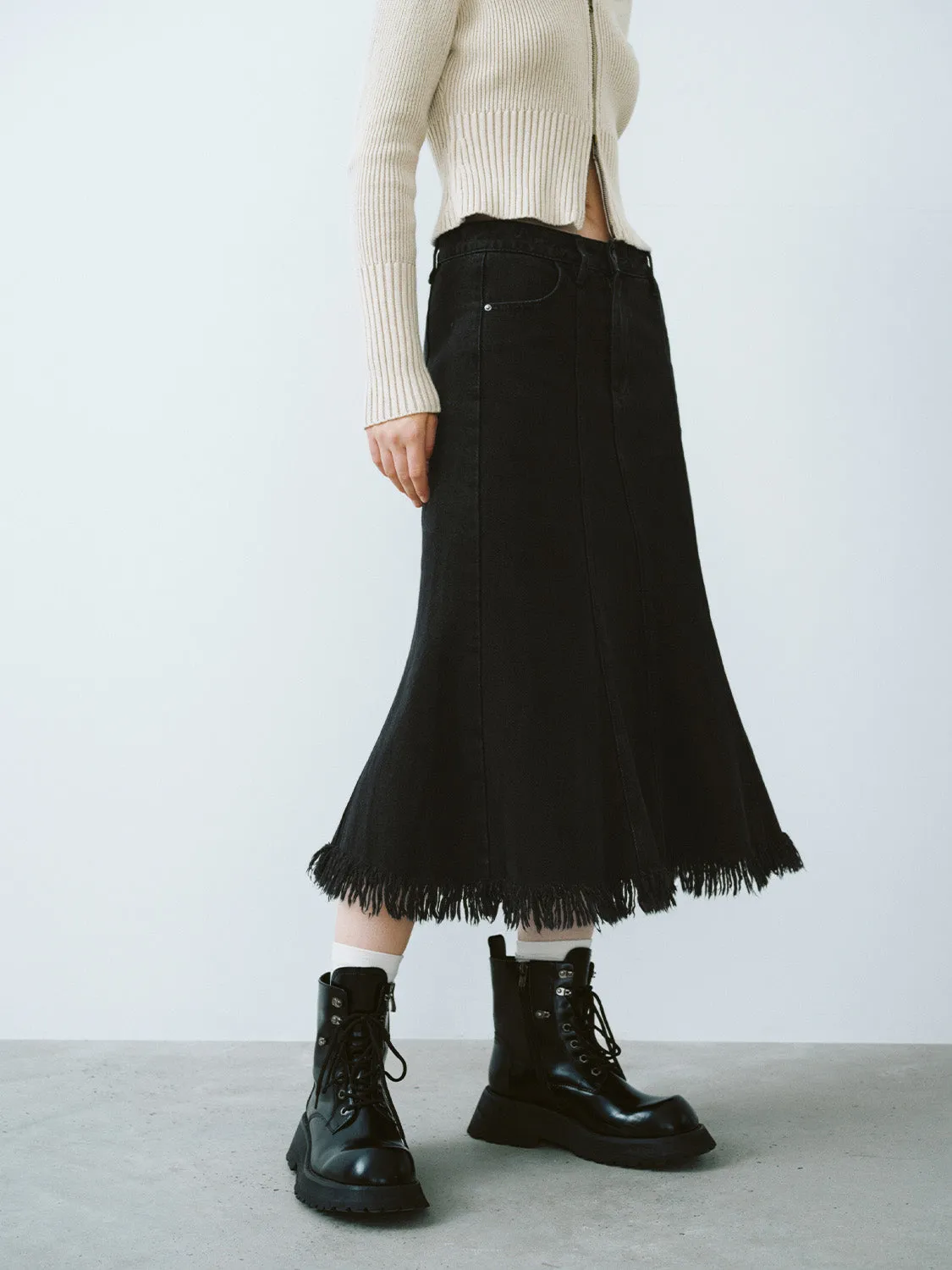 Denim Skirts