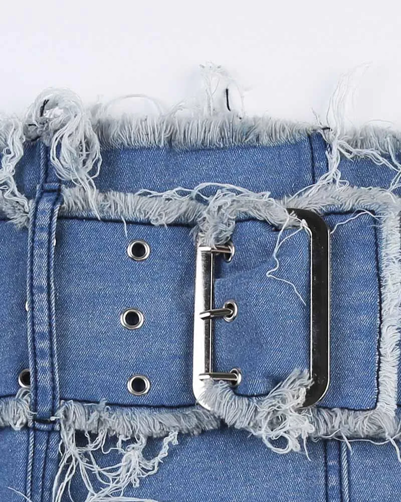 Denimine Preserver Accent Skirt