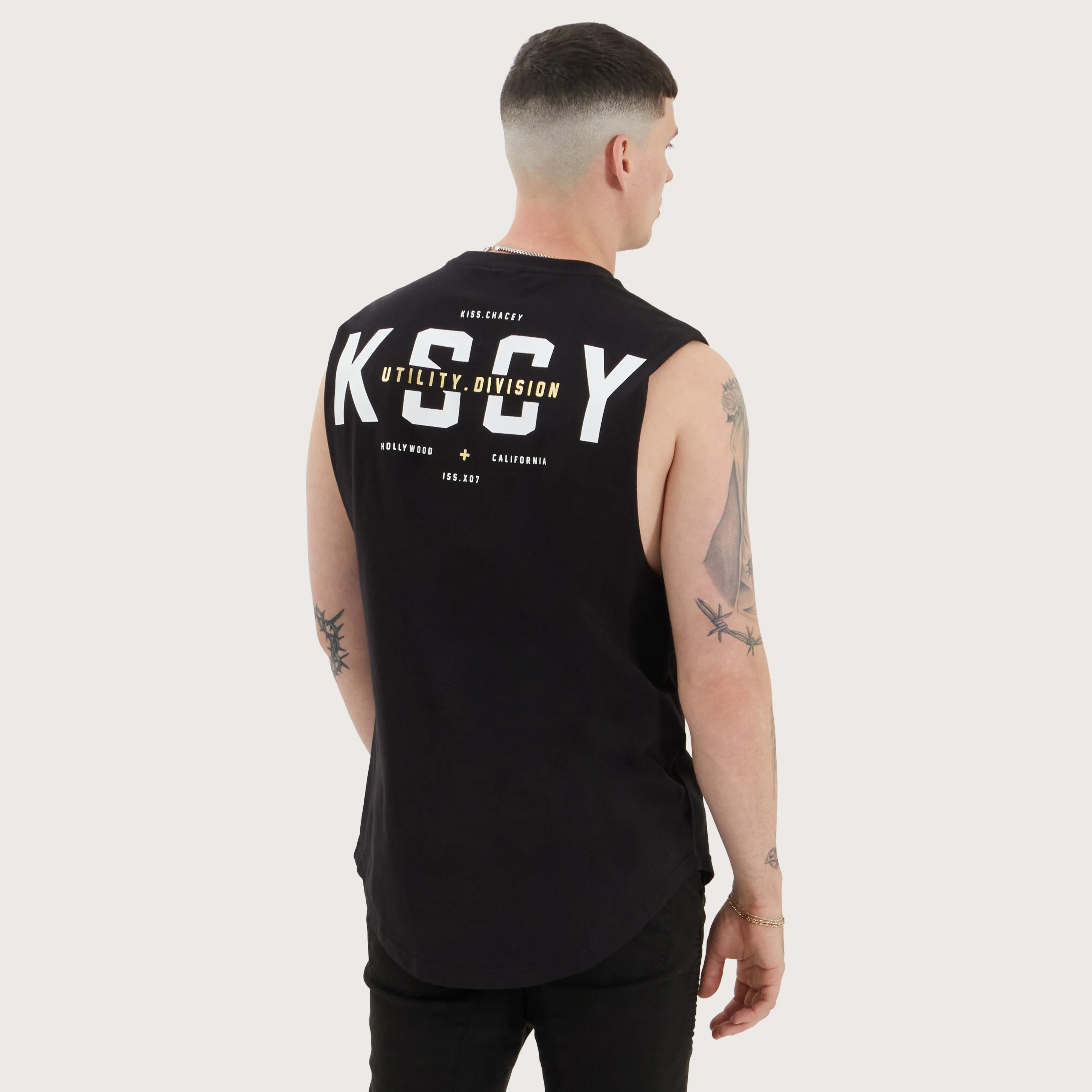 Divided Dual Curved Muscle Jet Black