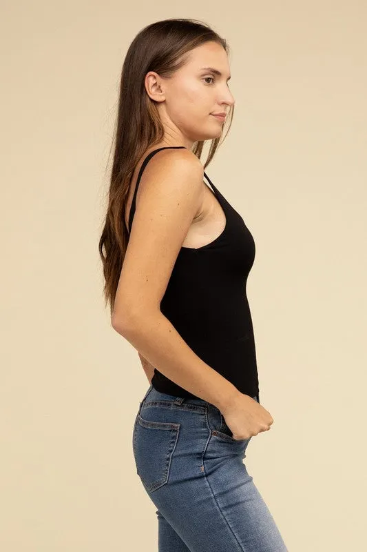 Double Layer Round Neck Tank Top (3 colors)