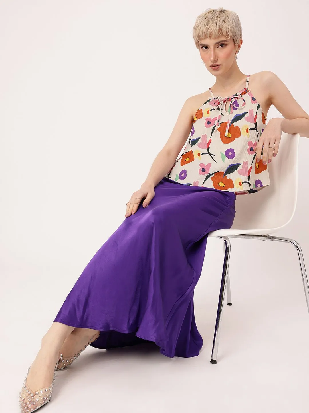 DressBerry Flower Power Straps Top
