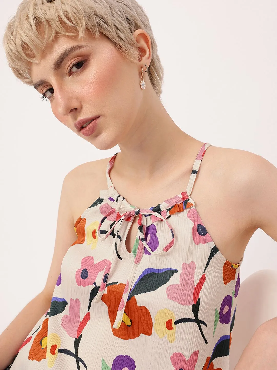 DressBerry Flower Power Straps Top