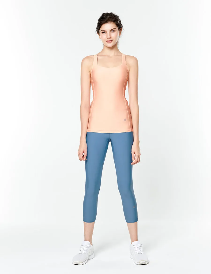 easyoga LESPIRO Under Starry Skies Tank - R23 Mature Peach
