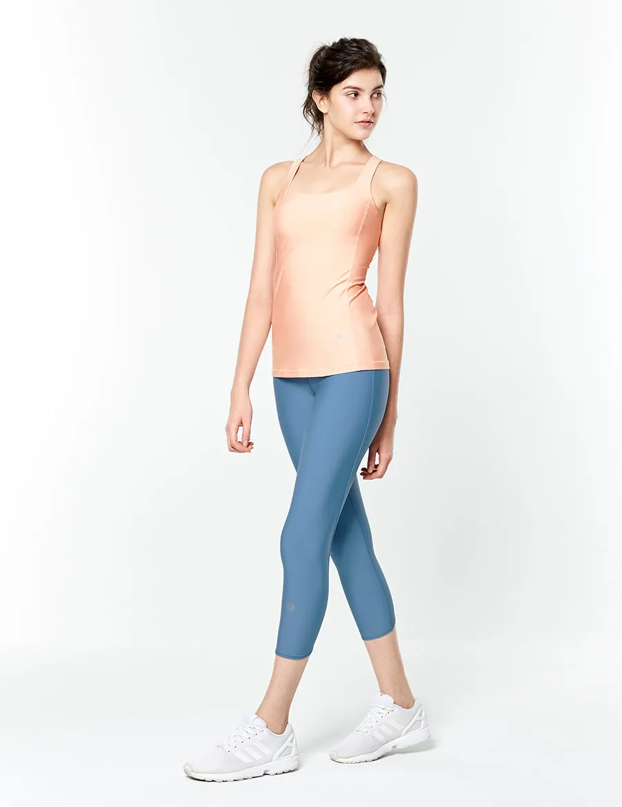 easyoga LESPIRO Under Starry Skies Tank - R23 Mature Peach