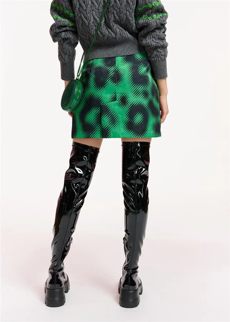 Edany Skirt - Green/Black