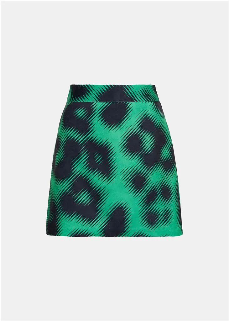 Edany Skirt - Green/Black