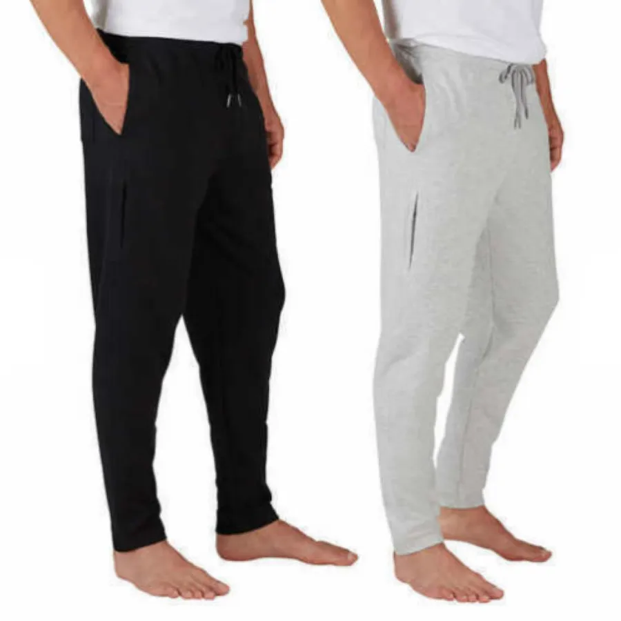 Eddie Bauer Men Sweatpants  2 Pack Jogger Lounge black-Gray