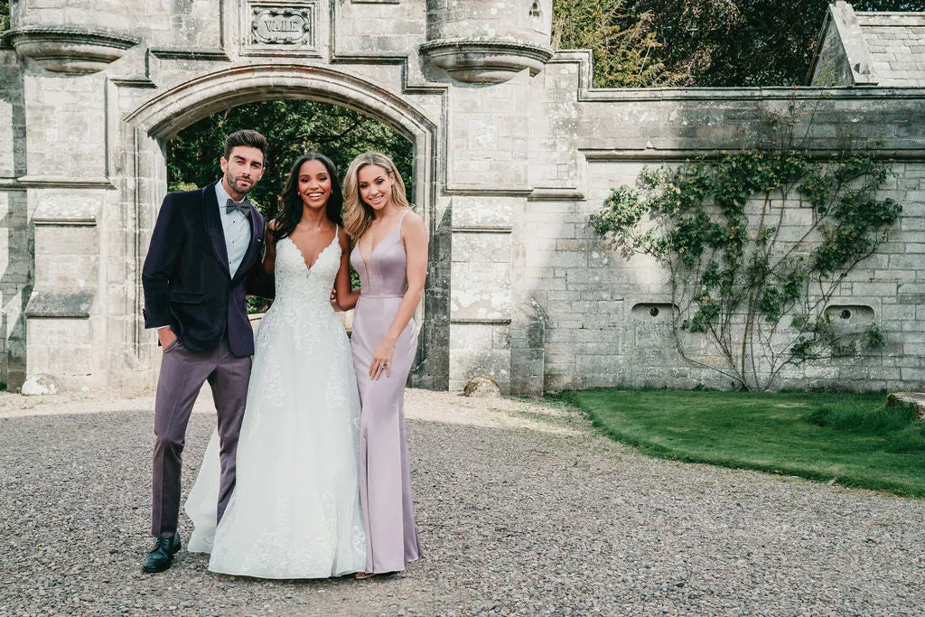 Eggplant Slim Fit Venice Velvet Tuxedos