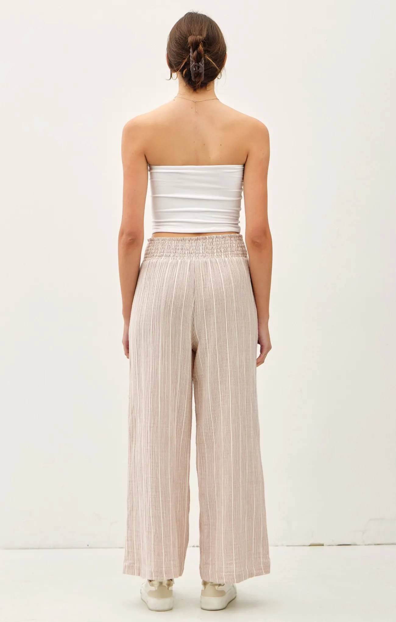 Evelyn Striped Gauze Pants