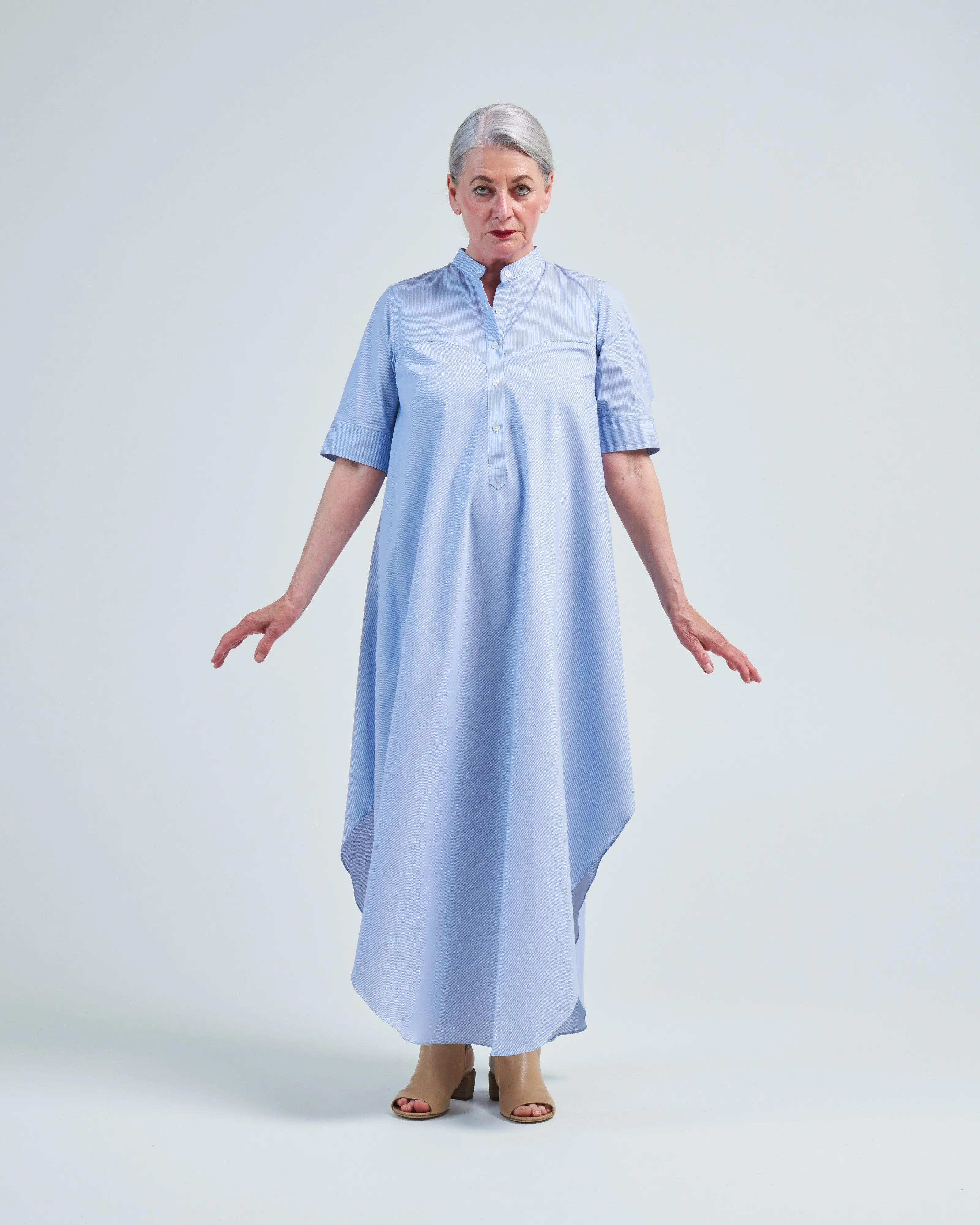 extra-long shirt dress