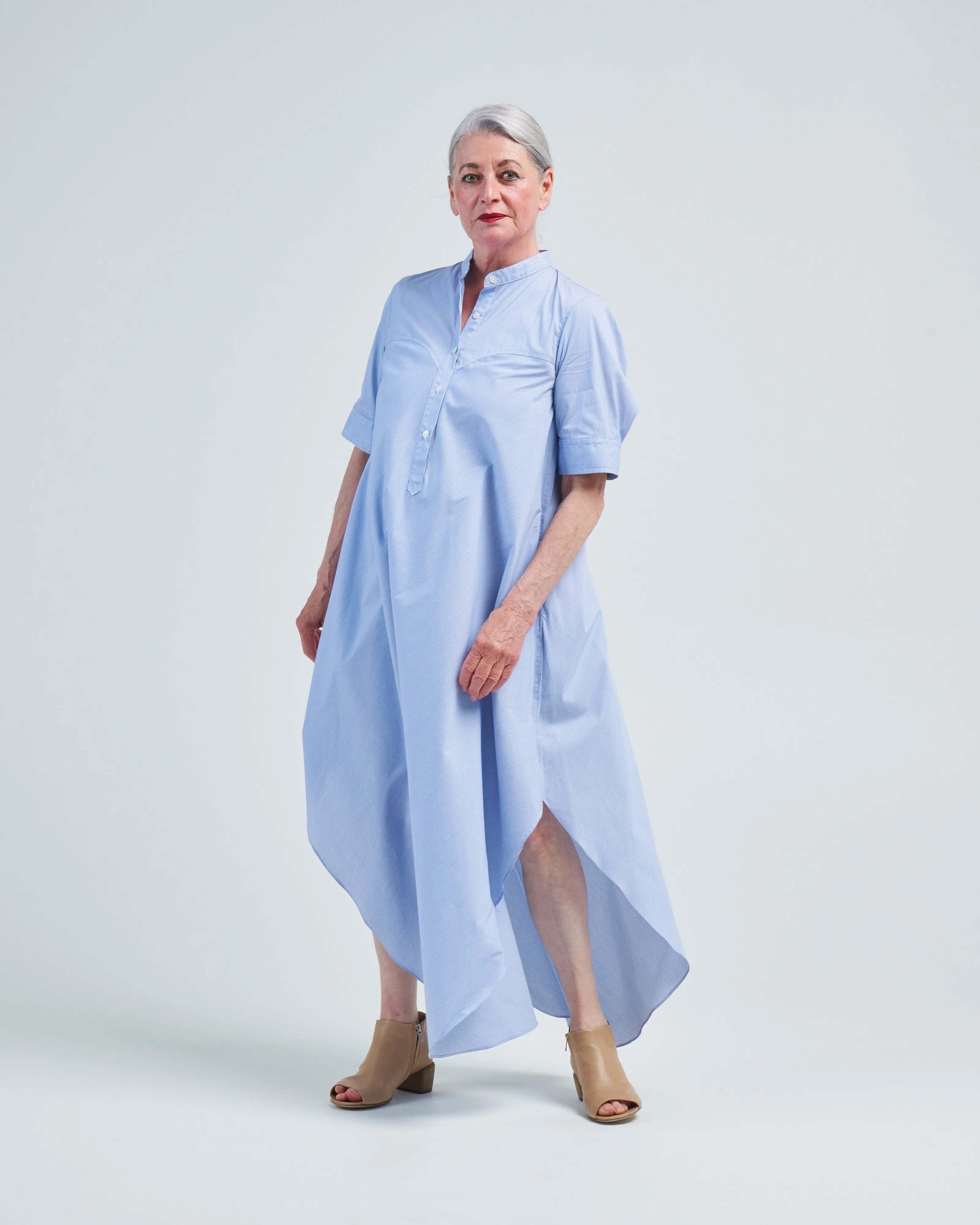 extra-long shirt dress