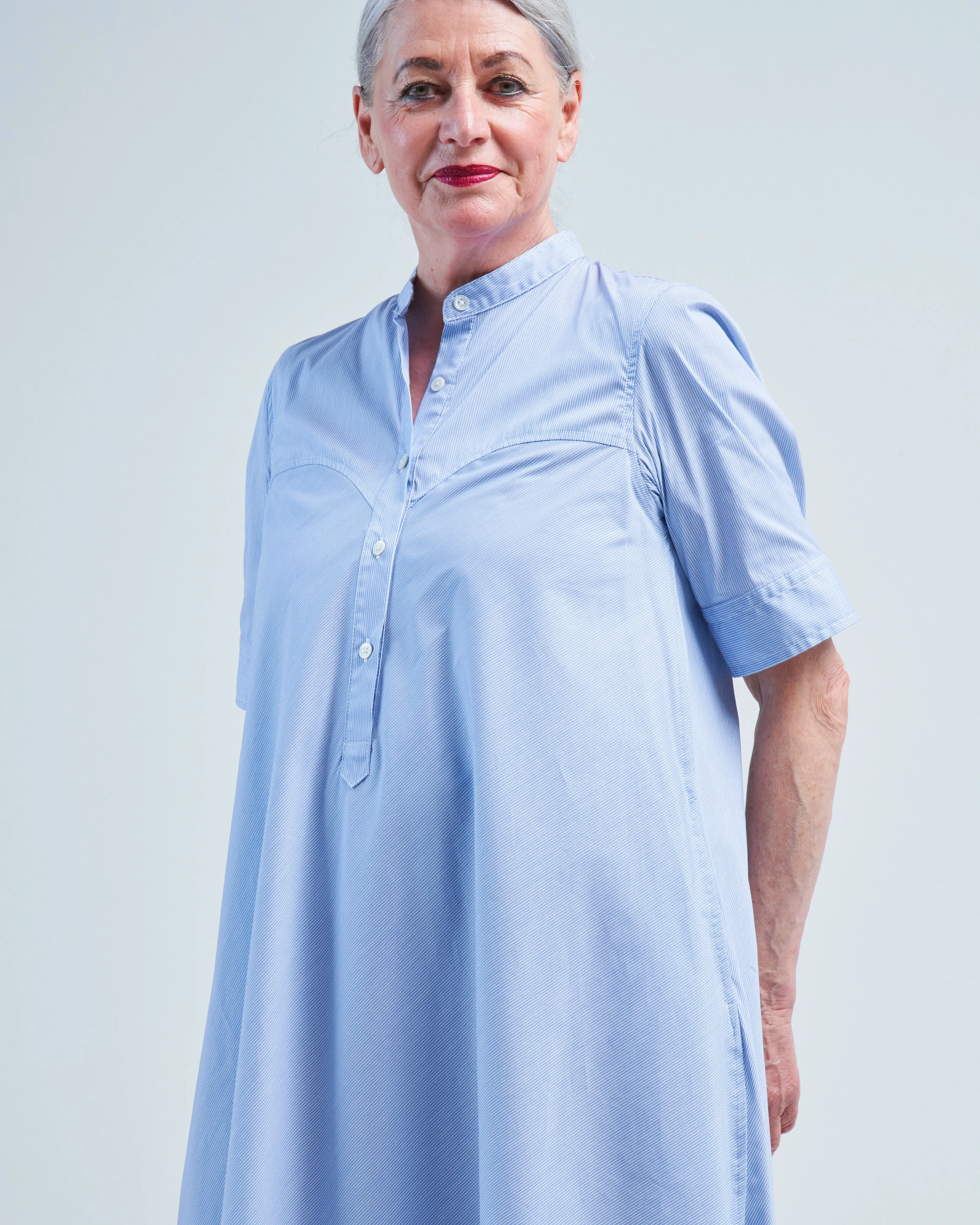 extra-long shirt dress