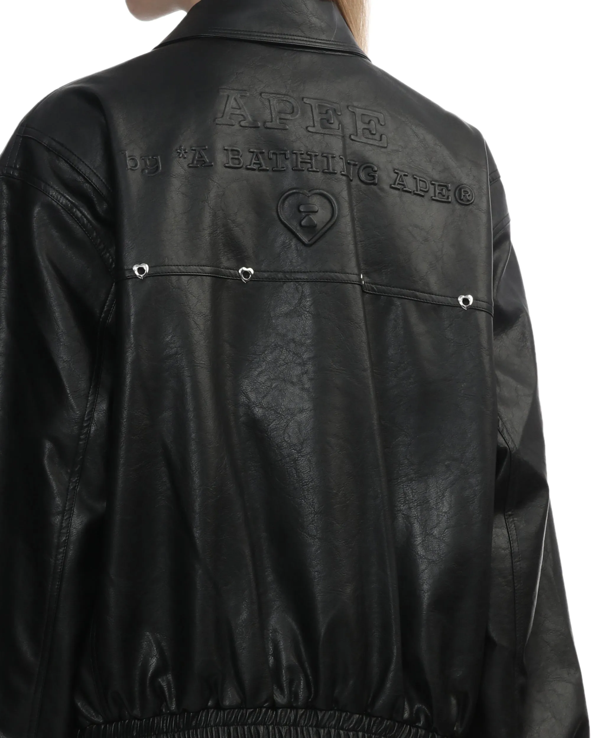 Faux leather car jacket